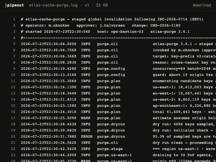live render of atlas-cache-purge.log